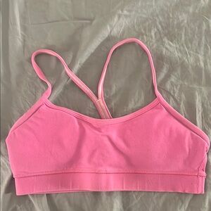 Lululemon Pink Flow Y Sports Bra